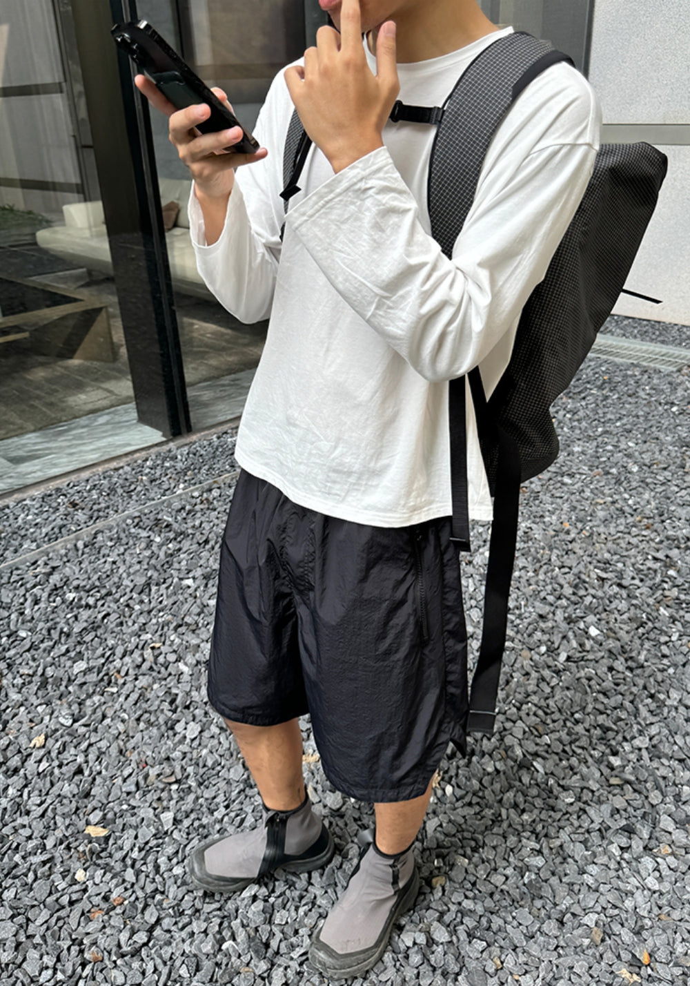 HAONANHUANG丨Multi-Pocket Nylon Boxing Shorts - PSYLOS 1, HAONANHUANG丨Multi-Pocket Nylon Boxing Shorts, Shorts, HAONANHUANG, PSYLOS 1